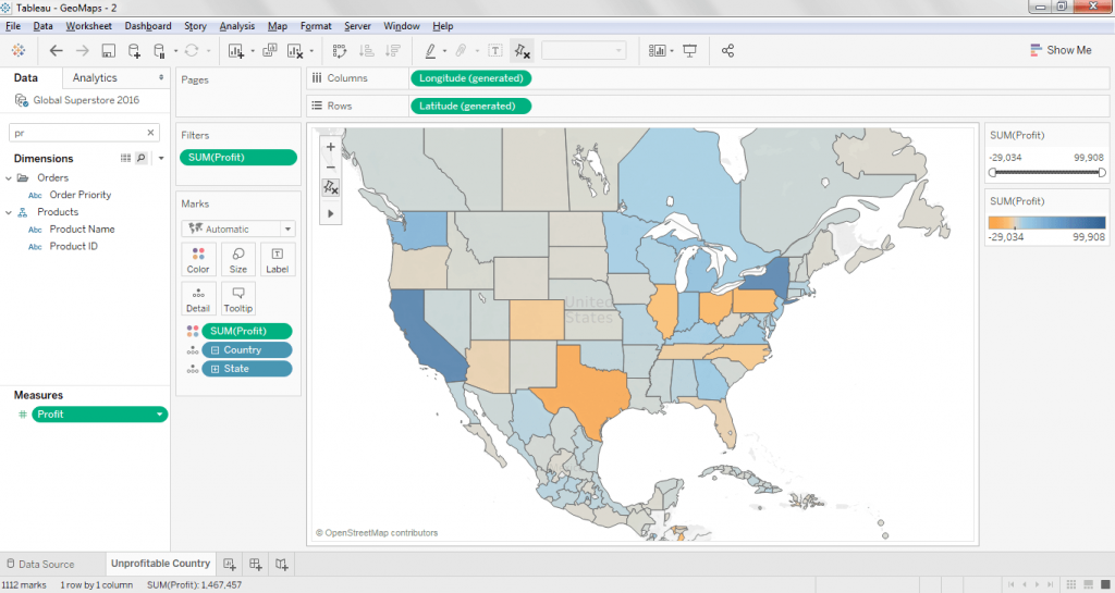 Tableau Certification Questions - Mapping - (Part 6)