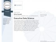 Executive Data Science Capstones