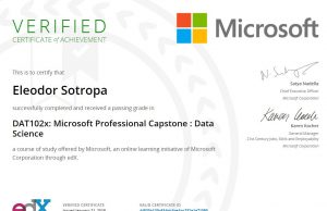 Microsoft Professional Capstone Data Science