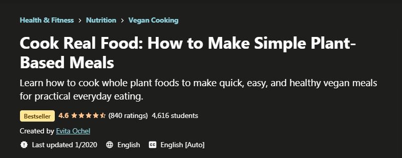 Cook Real Food How to Make Siple Plant Based Meals