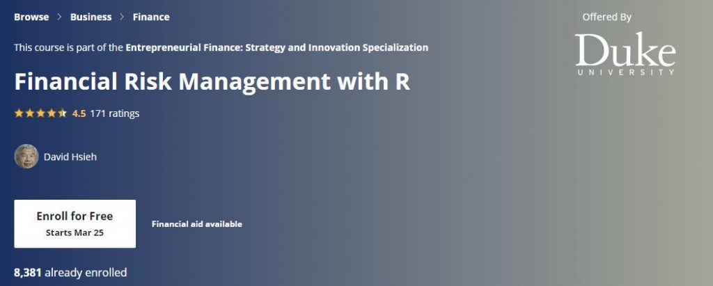 Financial Risk management with R