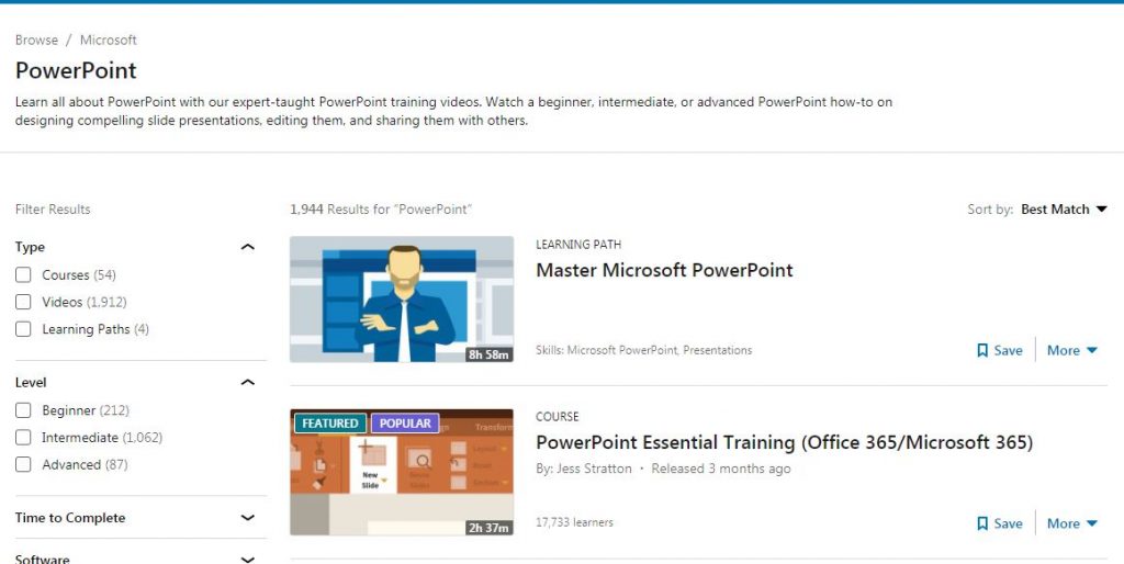 Best PowerPoint Online Courses & Certification Training 2021