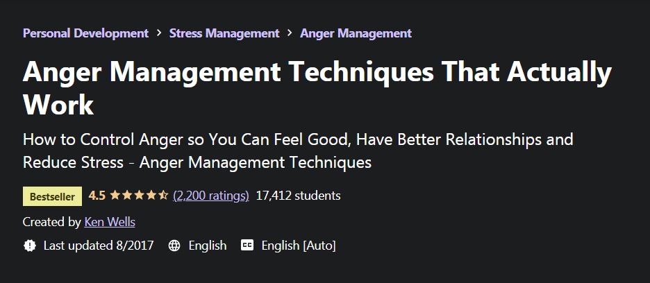 Anger Management techniques