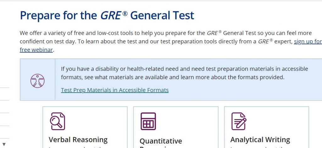 Prepare for the gre general test