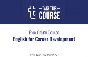 English for Career Development Free Online Certification Course