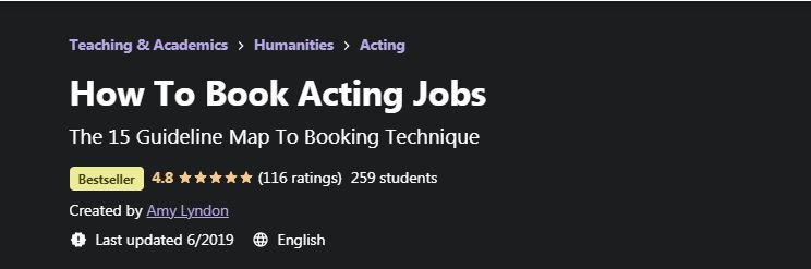 How to book acting jobs