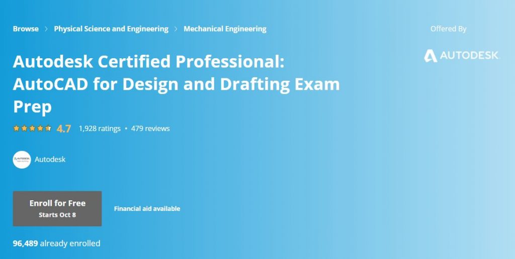 Autocad For Design And Drafting Exam Prep Scaled 
