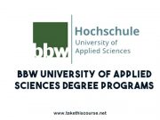 BBW University of Applied Sciences Degree Programs