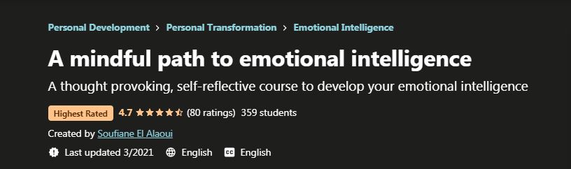 A Mindful path to emotional intelligence