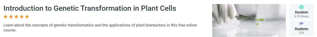 Introduction to Genetic Transformation in Plant Cells