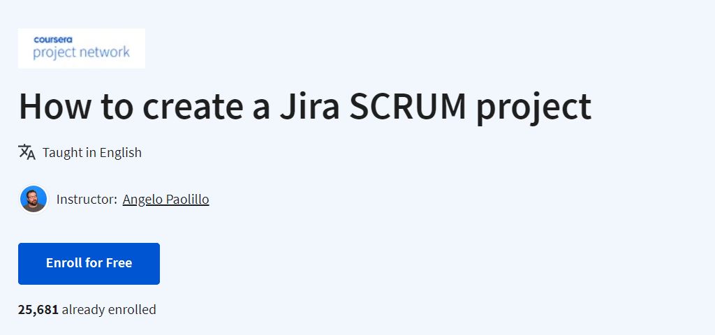 How to create a Jira SCRUM project