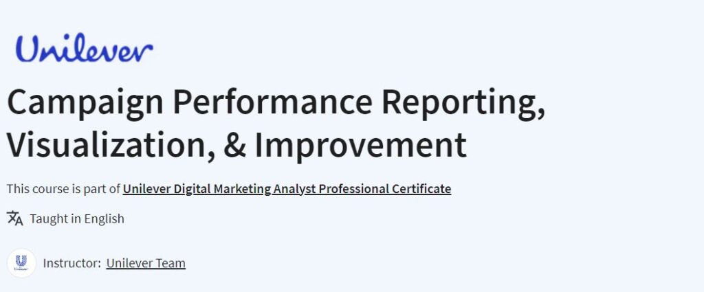 Campaign Performance Reporting, Visualization, & Improvement 