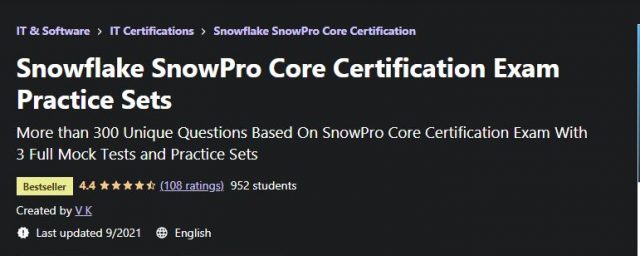 19 Best Snowflake Certification Training, Courses & Classes