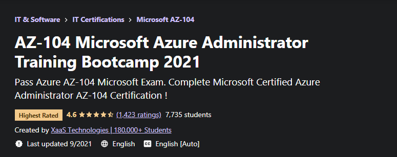 AZ 104 Microsoft Azure Administrator