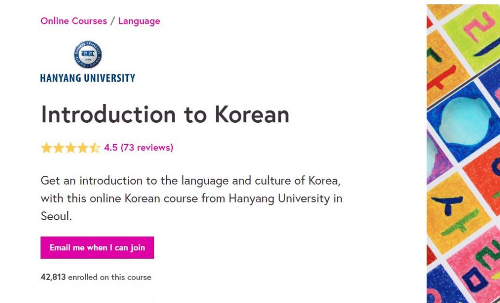 Learn Korean Best Korean Courses 2023