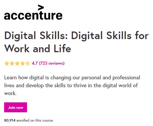 Digital Skills- Digital Skills for Work and Life