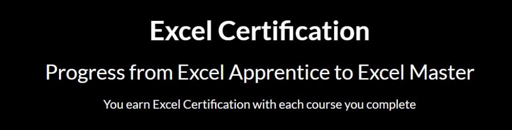 Excel Certification Courses