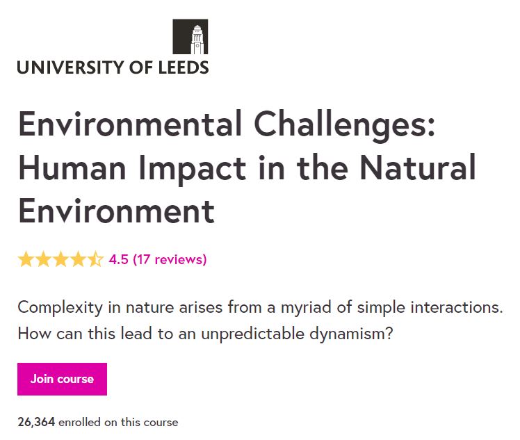 Environmental Challenges- Human Impact in the Natural Environment