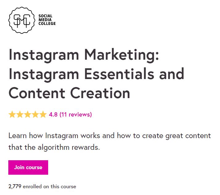 Instagram Marketing- Instagram Essentials and Content Creation