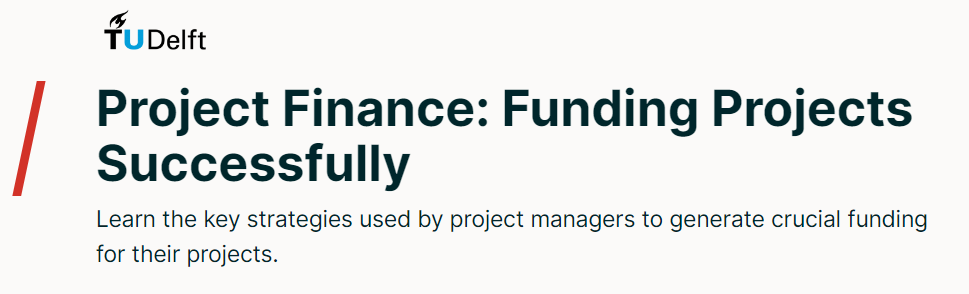 Project Finance Course - Funding Project Successfully