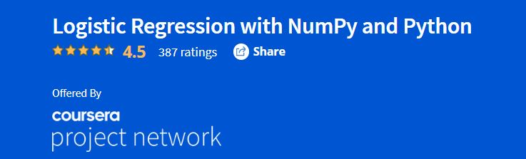 Logistic Regression with NumPy and Python