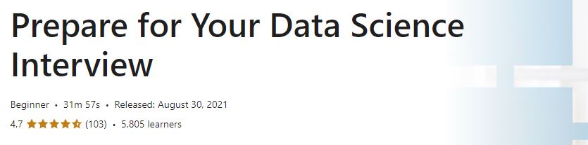 Prepare for Your Data Science Interview