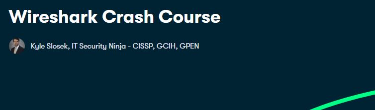 Wireshark Crash Course