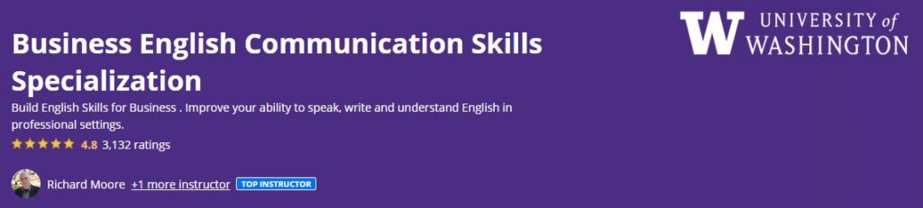 Business English Communication Skills Specialization