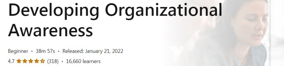 Developing Organizational Awareness