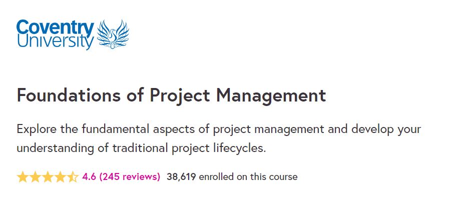 Foundations of Project Management