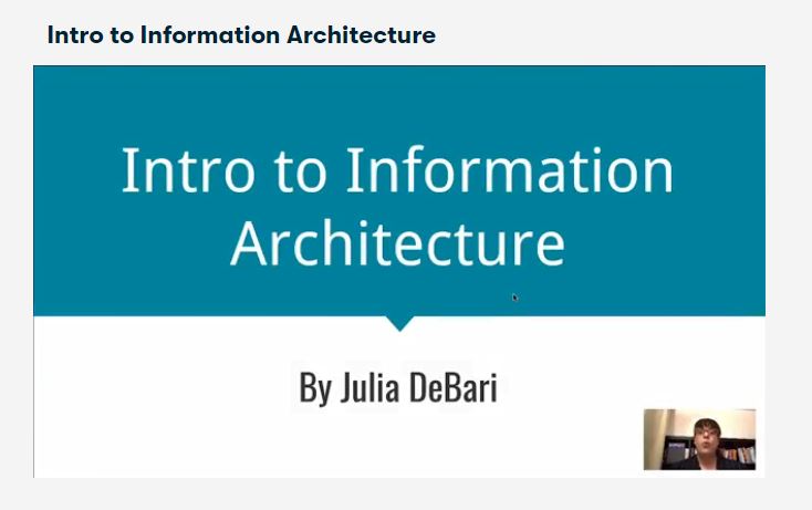 Intro to Information Architecture