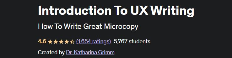 Introduction To UX Writing