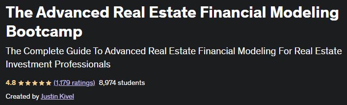 The Advanced Real Estate Financial Modeling Bootcamp