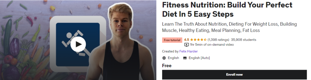 Fitness Nutrition: Build Your Perfect Diet In 5 Easy Steps