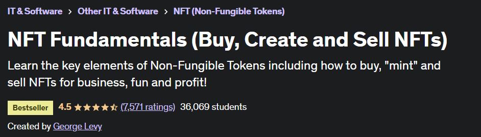 NFT Fundamentals (Buy, Create and Sell NFTs)