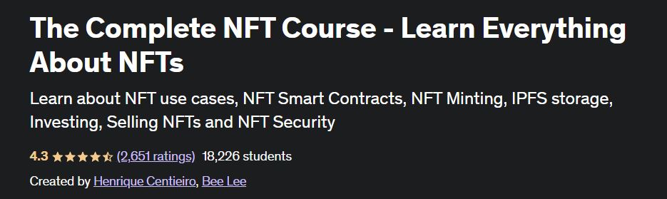 The Complete NFT Course - Learn Everything About NFTs