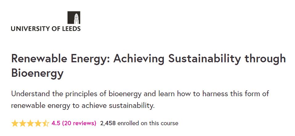 10 Best + Free Renewable Energy Courses with Certificates