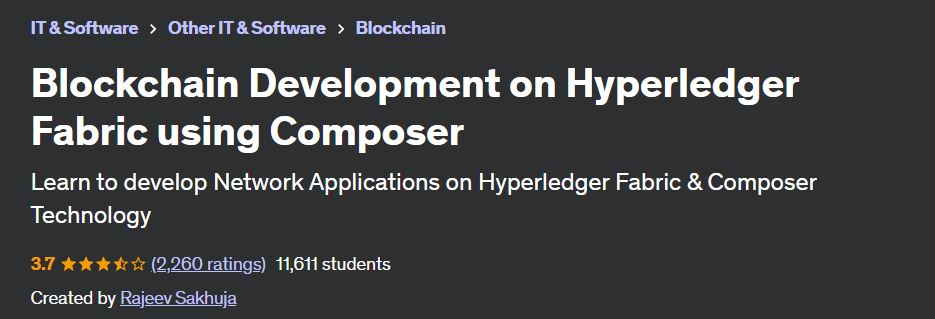 Blockchain Development on Hyperledger Fabric using Composer