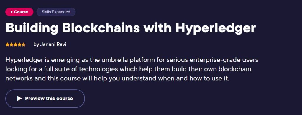 Building Blockchains with Hyperledger