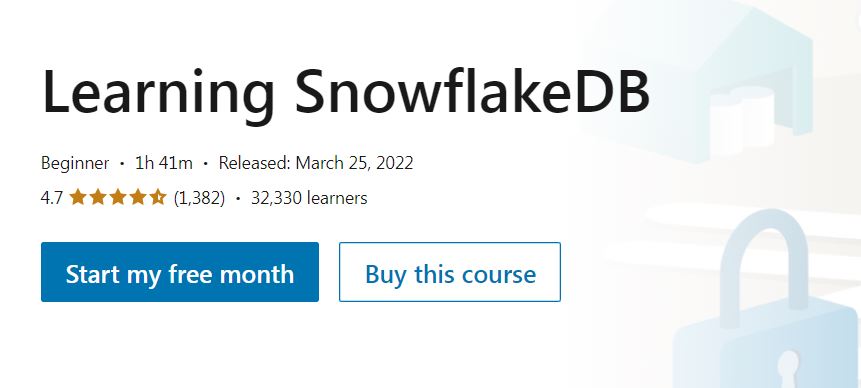 Learning SnowflakeDB