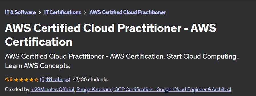 10 Best + Free AWS Certified Cloud Practitioner Courses & Classes