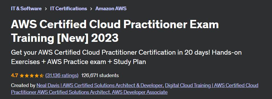 10 Best + Free AWS Certified Cloud Practitioner Courses & Classes