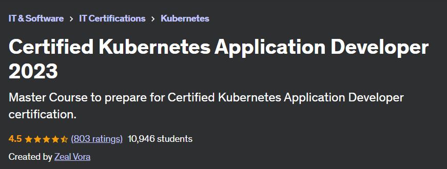 10 Best + Free Certified Kubernetes Application Developer Courses