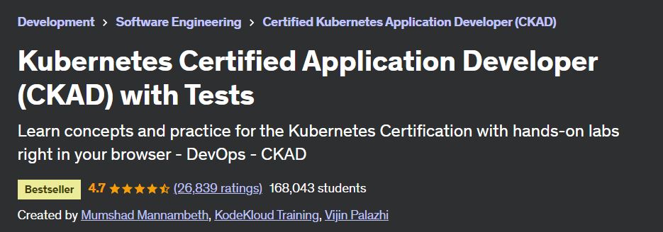 10 Best + Free Certified Kubernetes Application Developer Courses