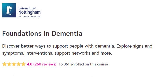 7 Best + Free Dementia Courses & Classes with Certificates