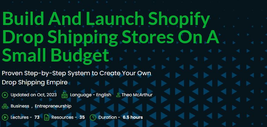 Build And Launch Shopify Drop Shipping Stores On A Small Budget