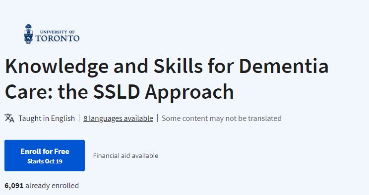 Knowledge and Skills for Dementia Care: the SSLD Approach