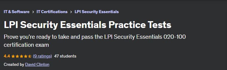 LPI Security Essentials Practice Tests