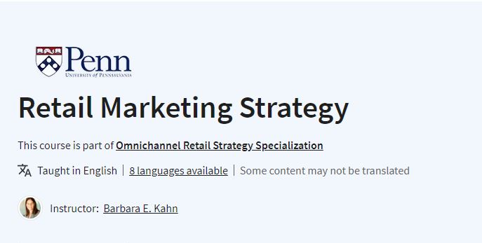 Retail Marketing Strategy