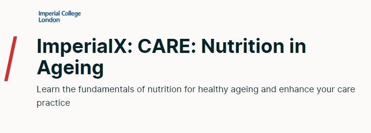 CARE: Nutrition in Ageing